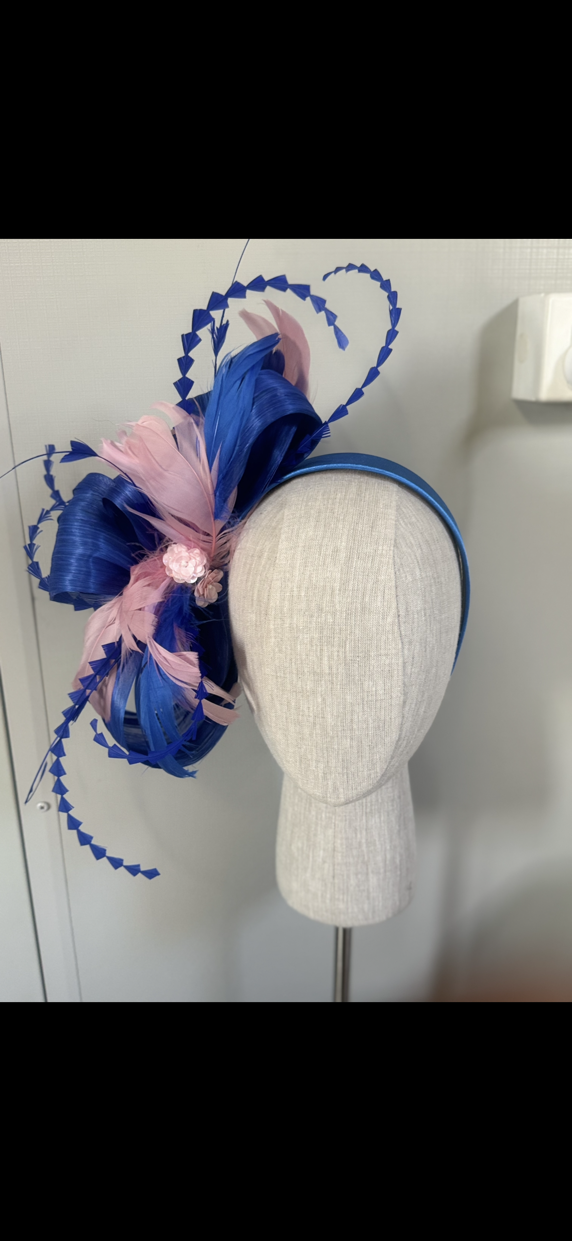 “Kate” pink & cobalt floral