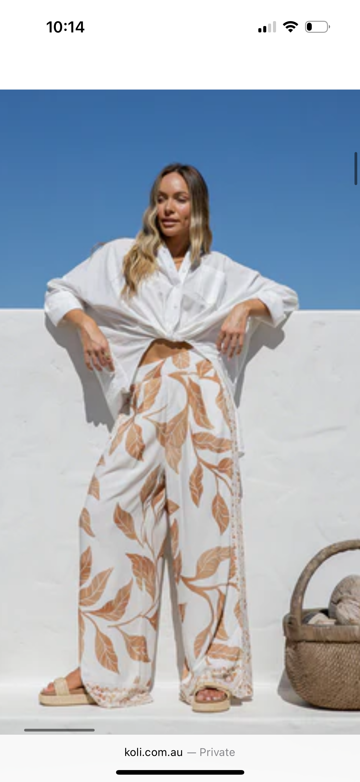 Cangu print pants size XL