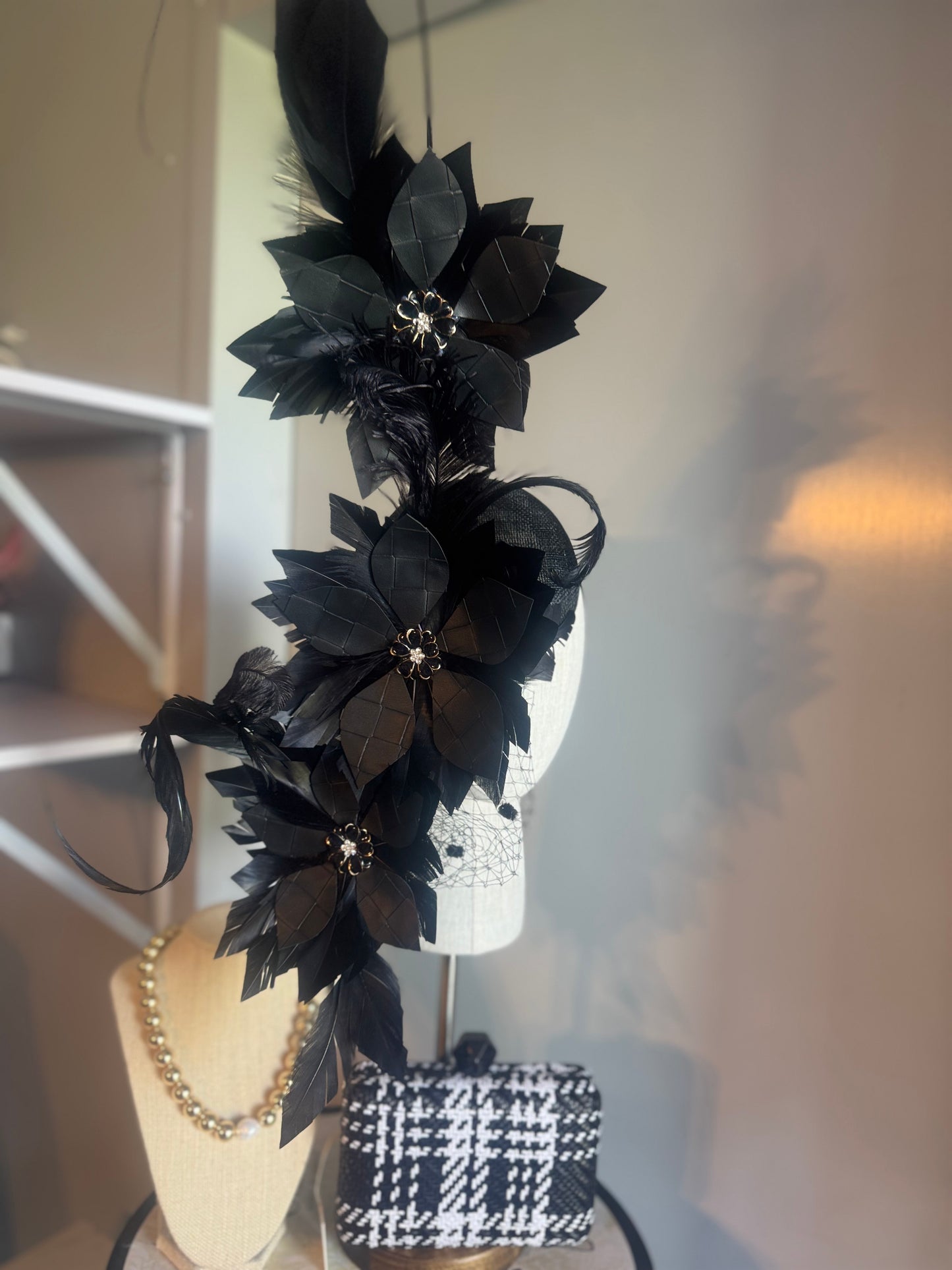 “Angel” Black feather statement