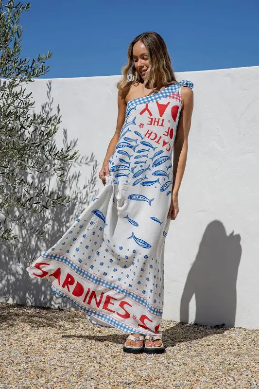 Catch of the day maxi dress size XL