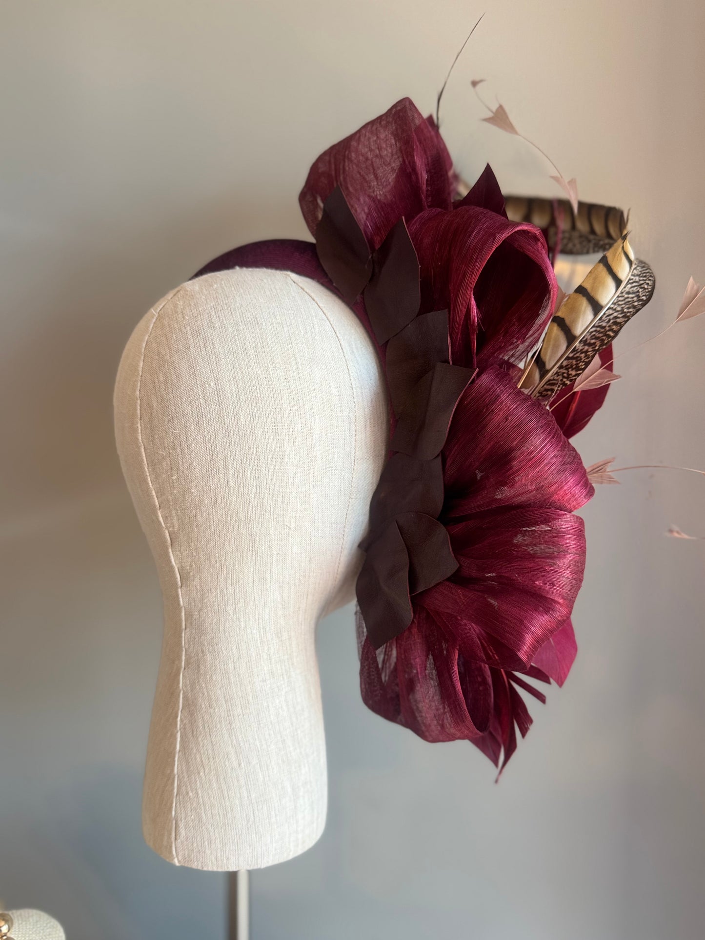 “Ruby” wine burgundy statement