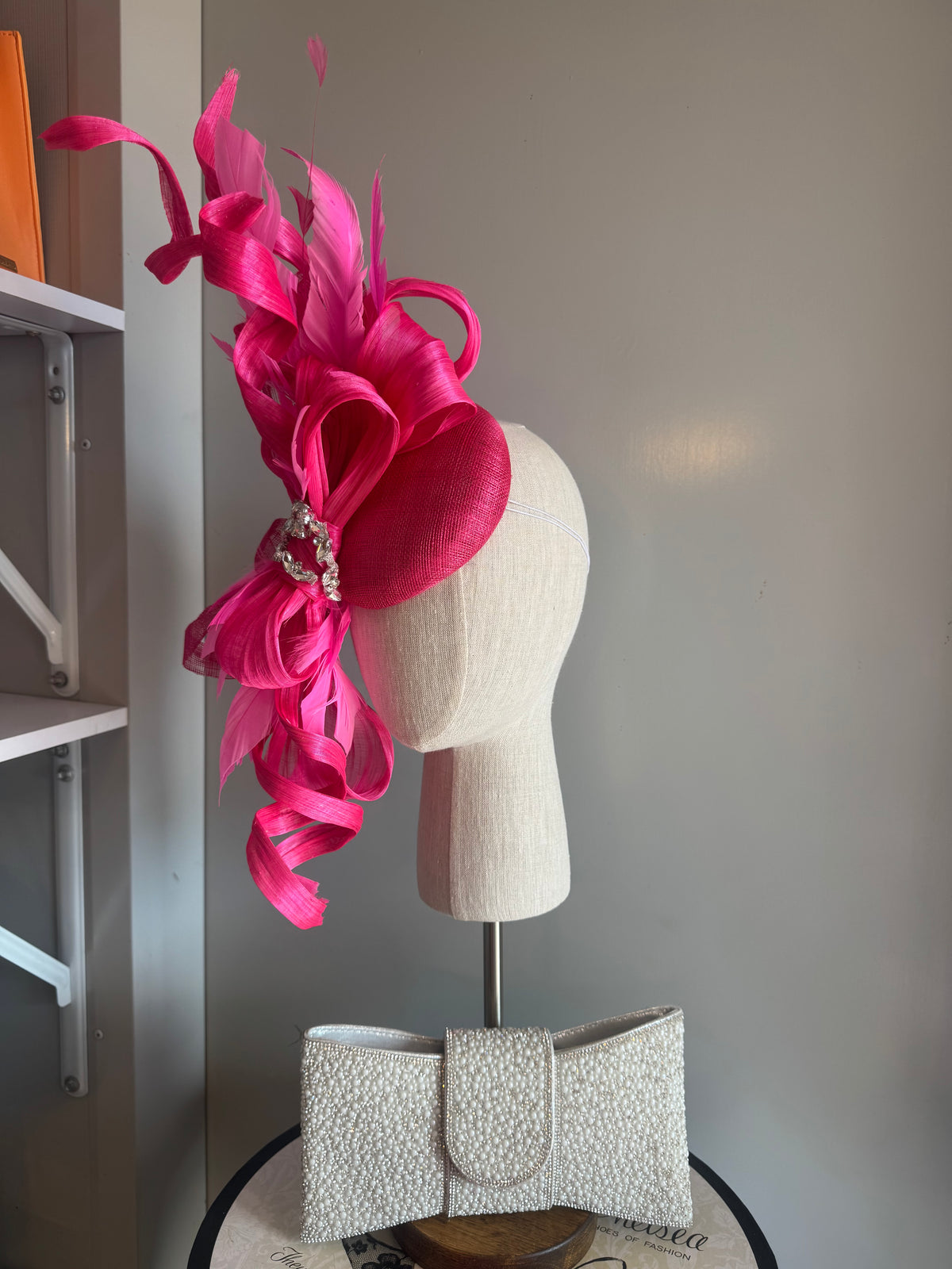 “Clover” Hot pink statement