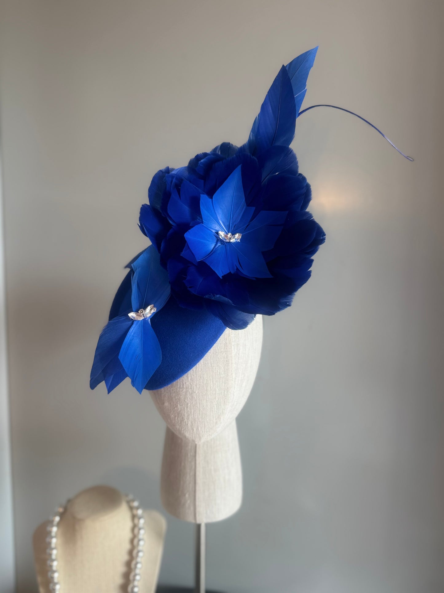 “Paris” Cobalt Royal statement pillbox