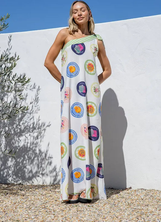 BTL the label Piatto Maxi dress size Large