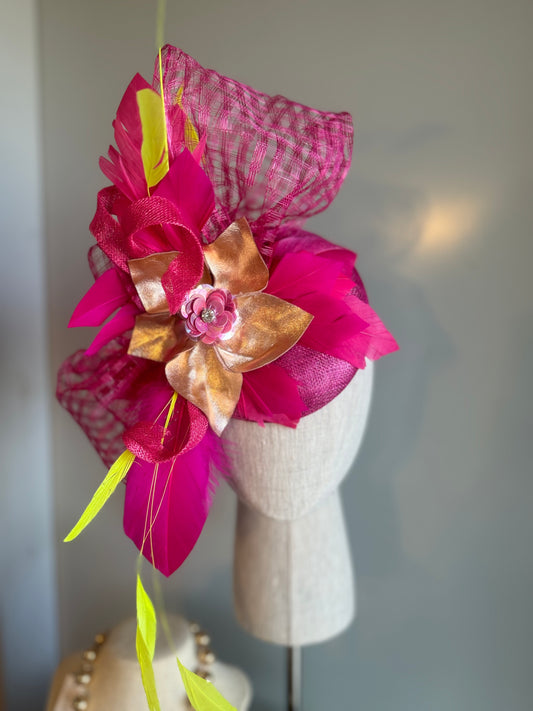 “Camilla”Pink & neon statement