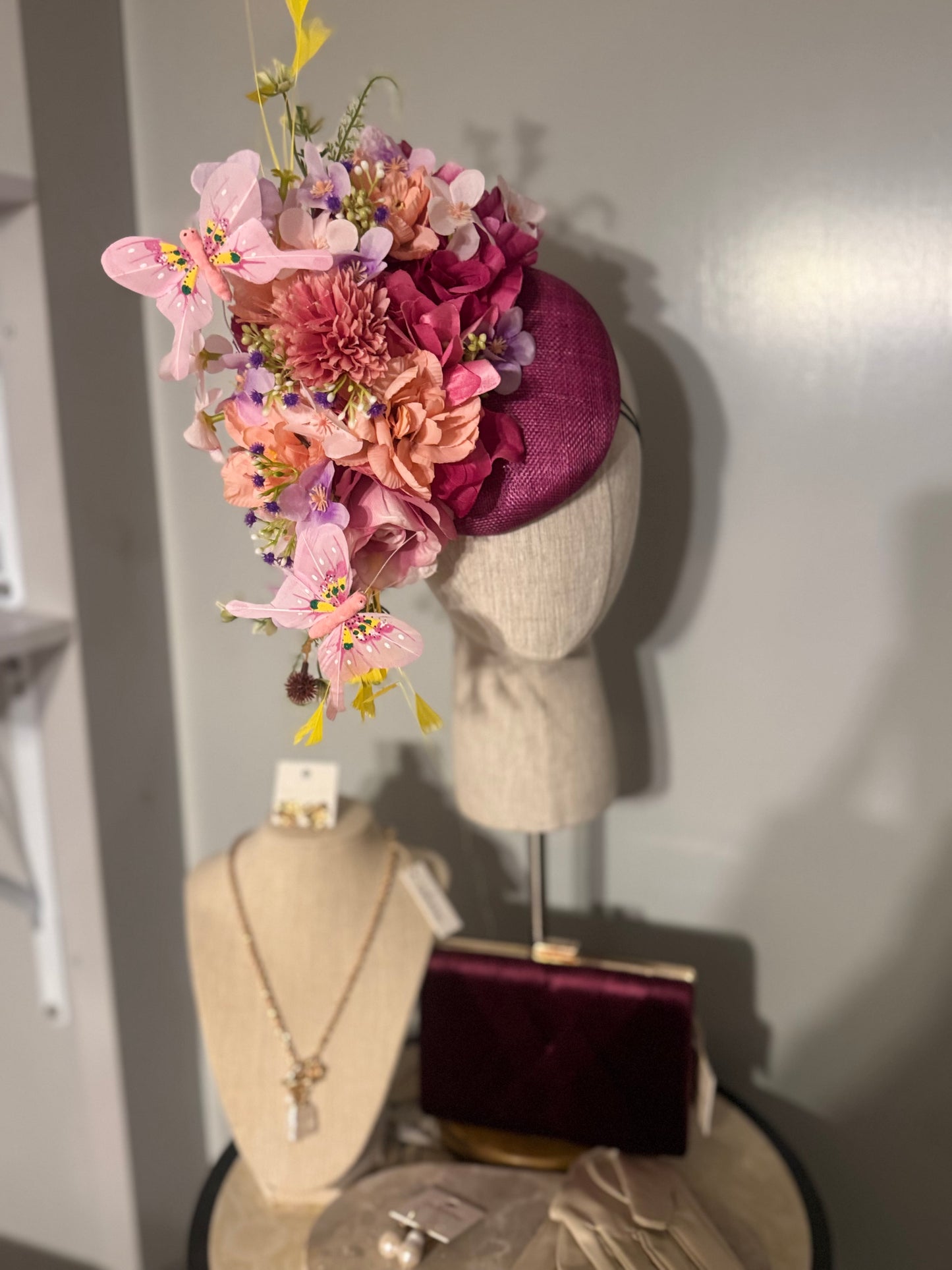 “Jac” magenta spring floral