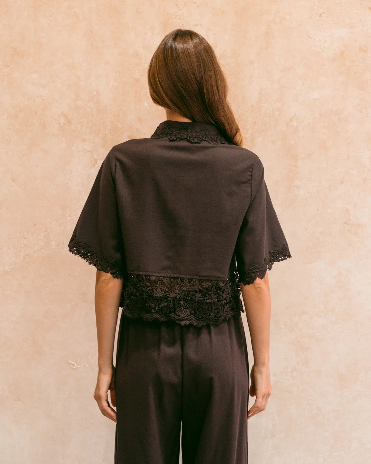 Lullaby lace chocolate top size 12