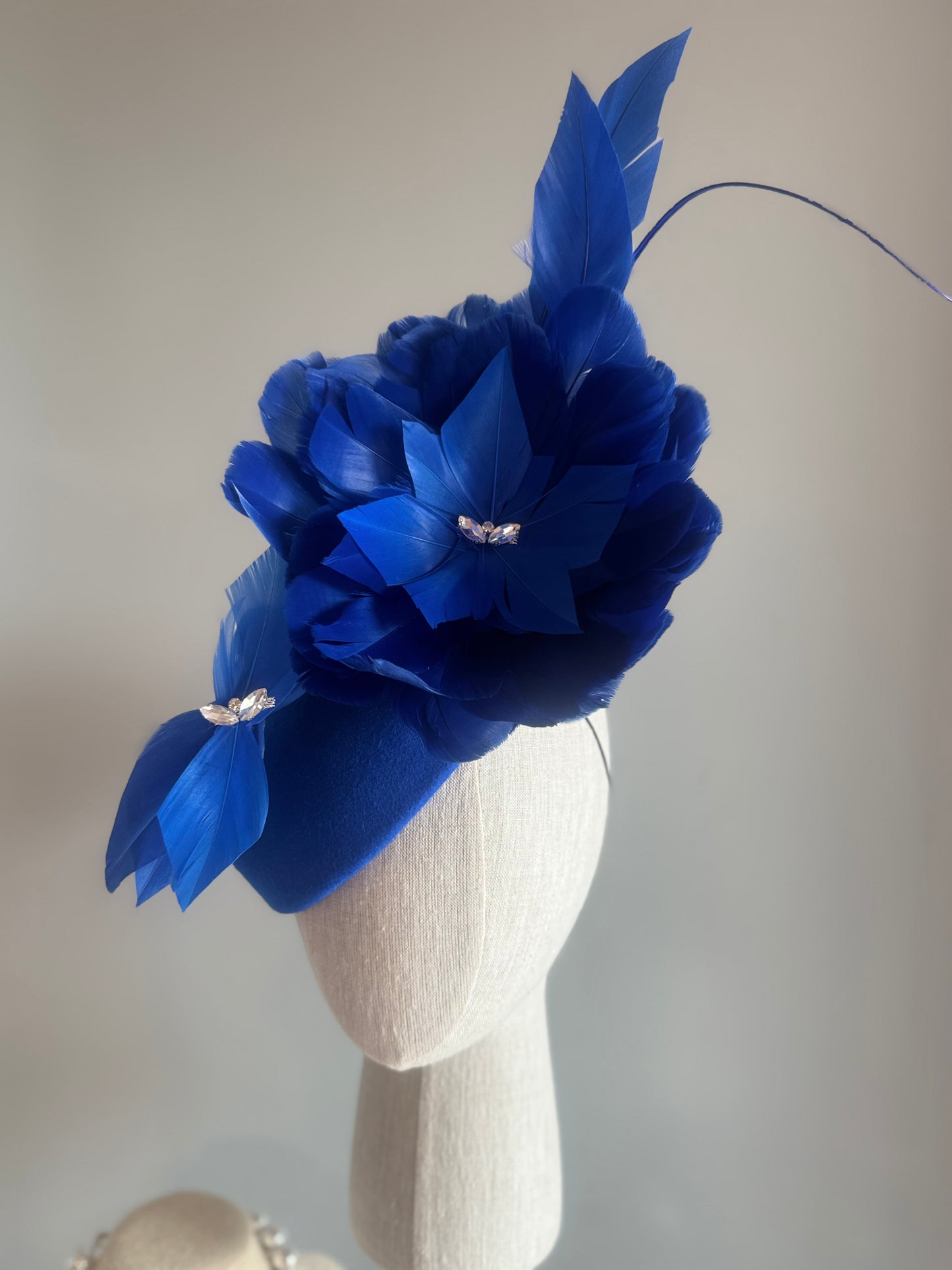 “Paris” Cobalt Royal statement pillbox