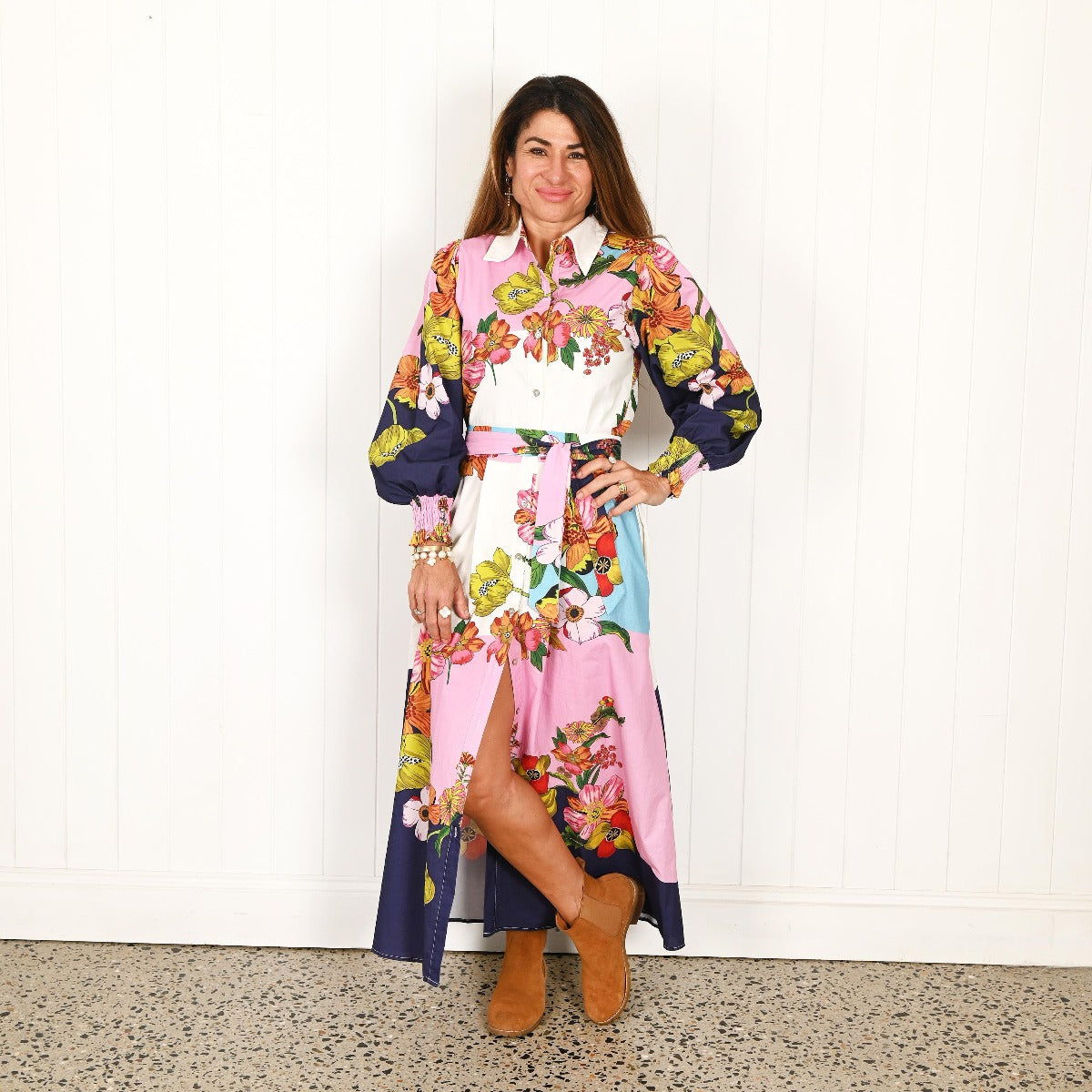 Super bloom “Megan” Maxi dress size Medium (10/12)