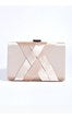 Adorne Majorie clutch nude
