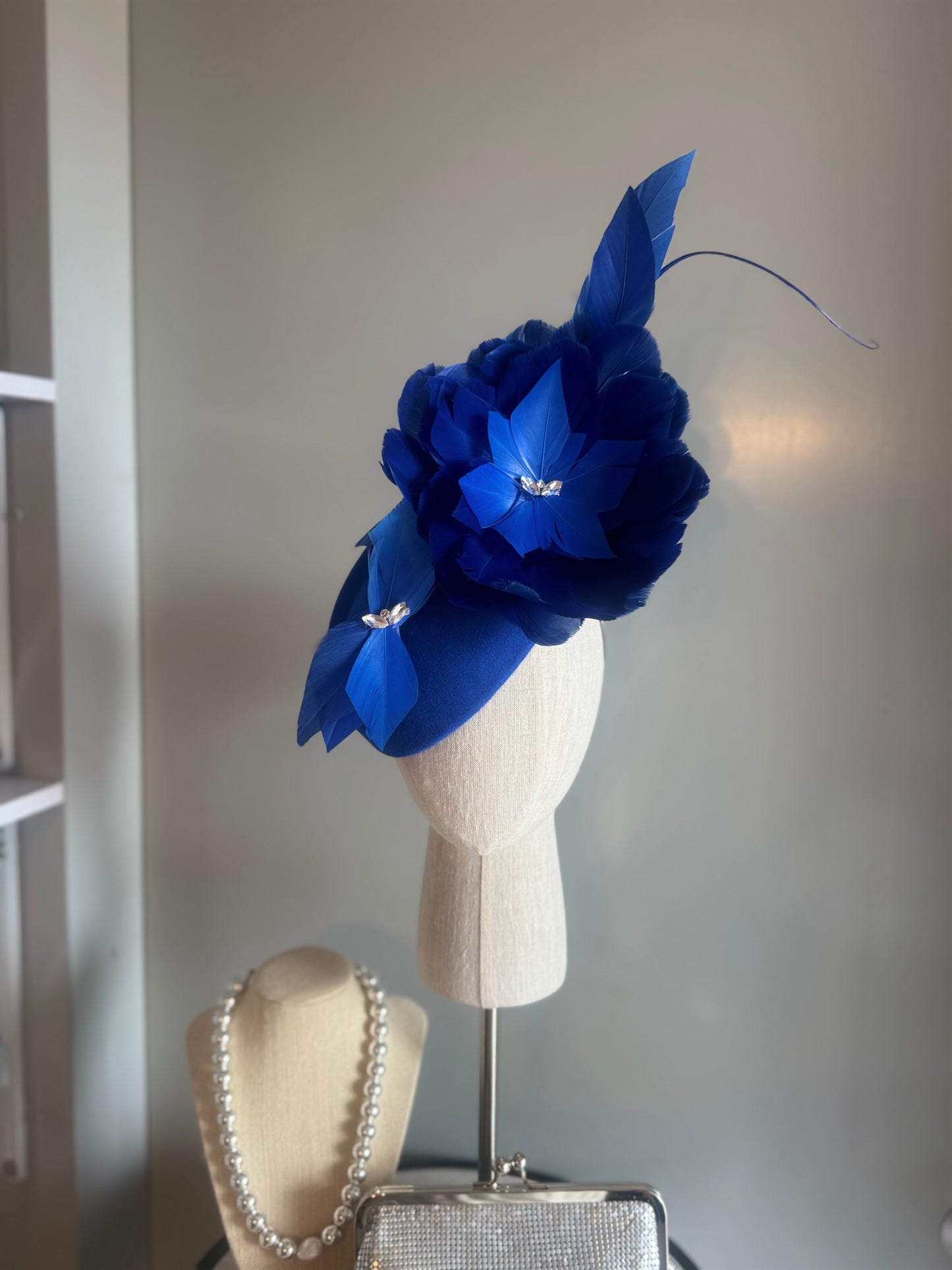 “Paris” Cobalt Royal statement pillbox