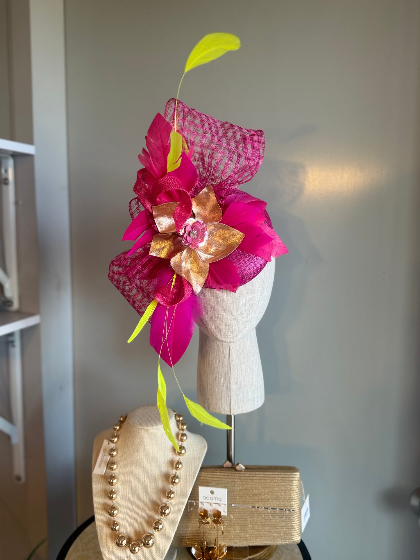 “Camilla”Pink & neon statement