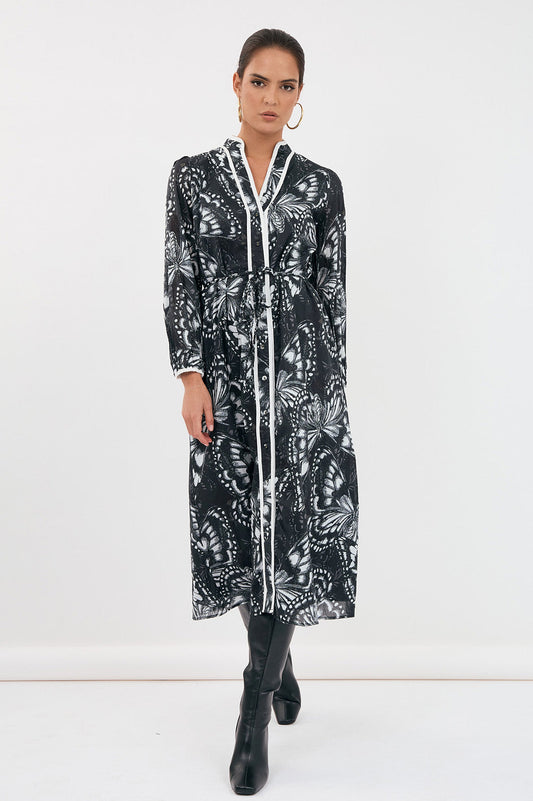 Nelly butterfly print dress size 10