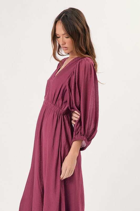 Wynne maxi dress burgundy size 10