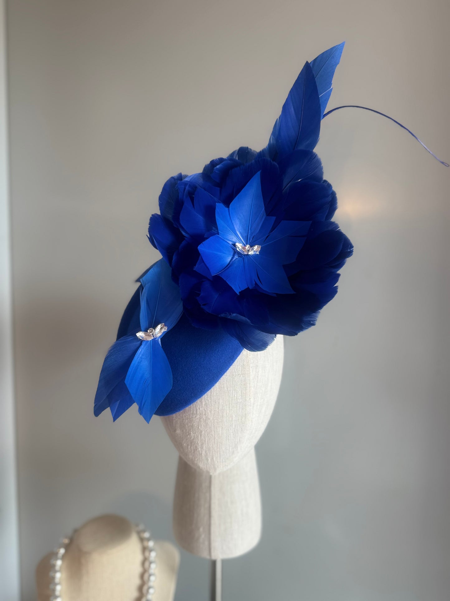 “Paris” Cobalt Royal statement pillbox