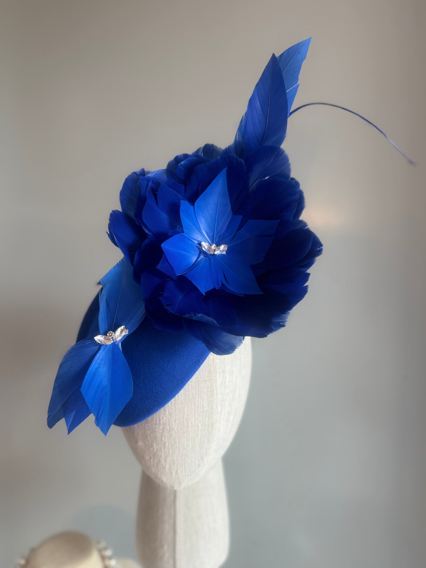 “Paris” Cobalt Royal statement pillbox